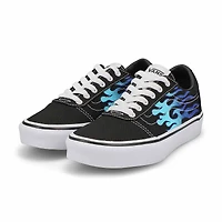 Kids' Ward Flame Sneaker - Black/White