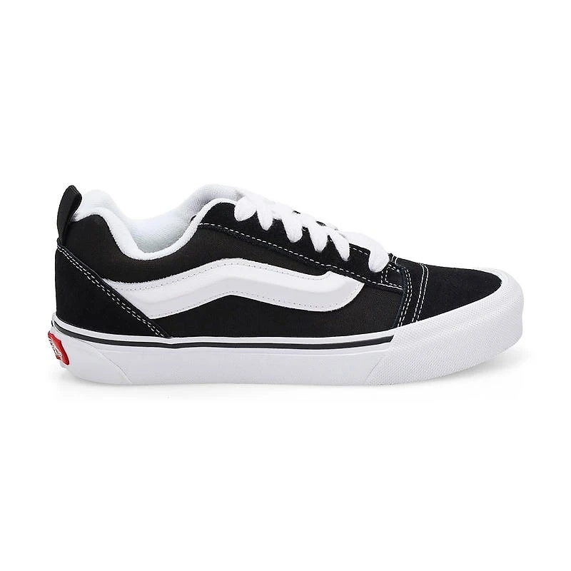 Kids' Knu Skool Lace Up Sneaker - Black/True Whit