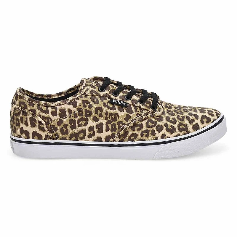 Women's Atwood Low Lace Up Seanker - Leopard Black