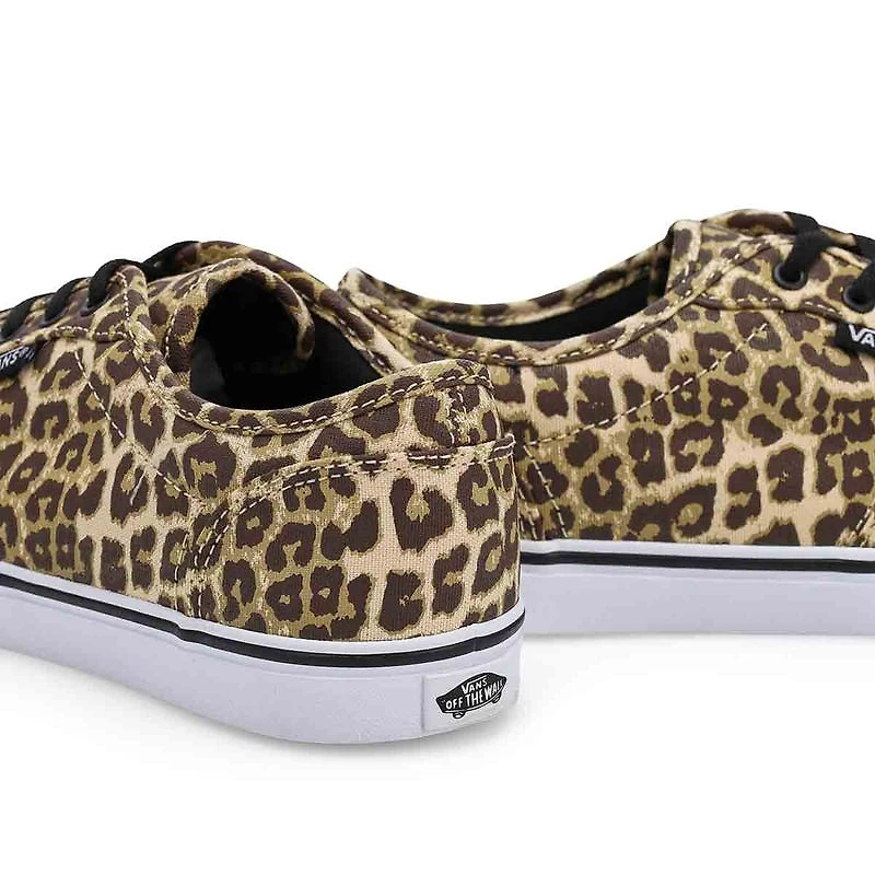 Women's Atwood Low Lace Up Seanker - Leopard Black