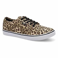 Women's Atwood Low Lace Up Seanker - Leopard Black