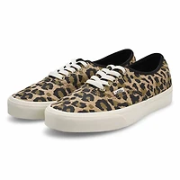 Women's Authentic Lace Up Sneaker - Leopard Black/