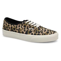 Women's Authentic Lace Up Sneaker - Leopard Black/