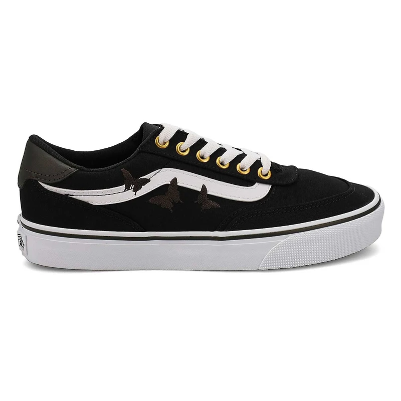 Women's  Brooklyn LS Lace Up Sneaker - Mono Embroi