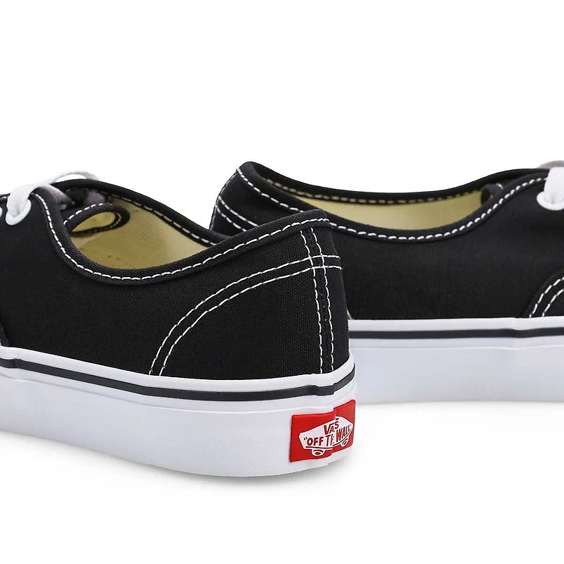 Espadrille lacets Authentic pour enfants - Noir