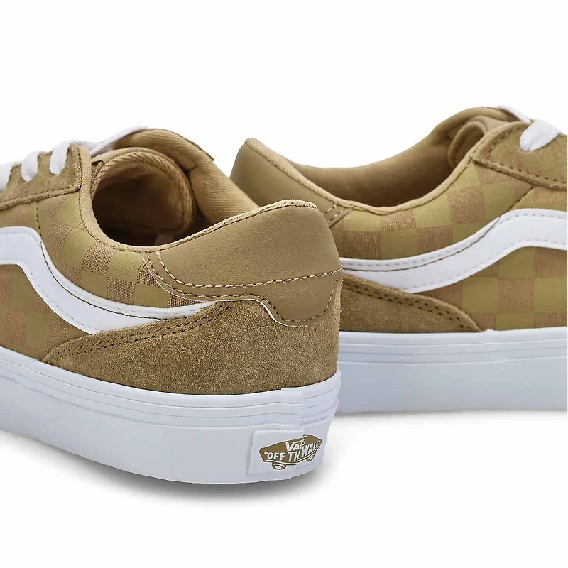Women's  Brooklyn Tonal Check Lace Up Sneaker