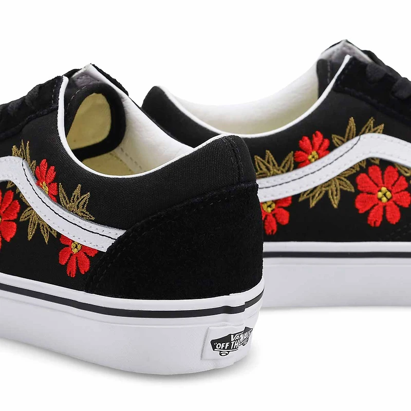Espadrille Old Skool pour femmes - broderie noire