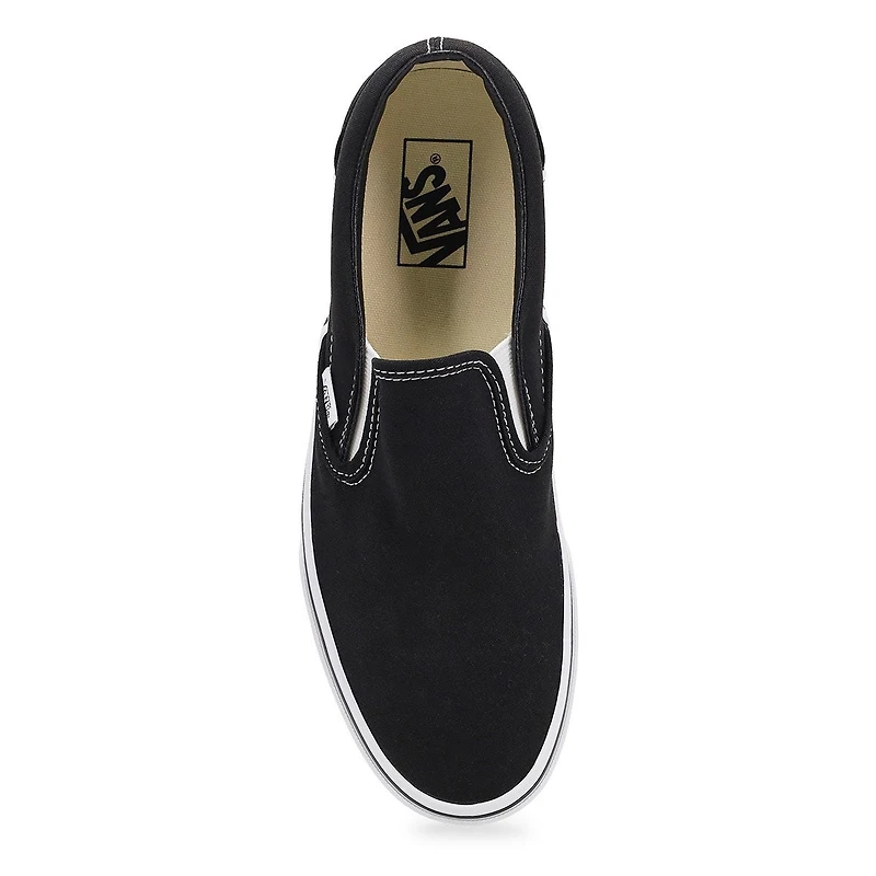 Men's Classic Slip-On Sneaker - Black/Black