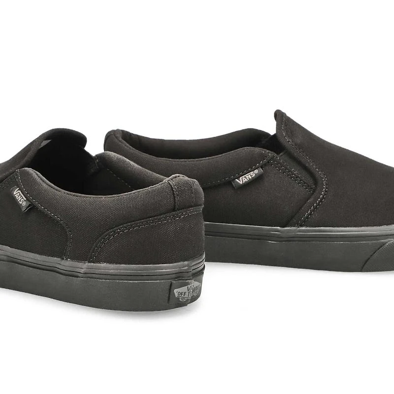 Men's Asher Slip On Sneaker - Black/Black