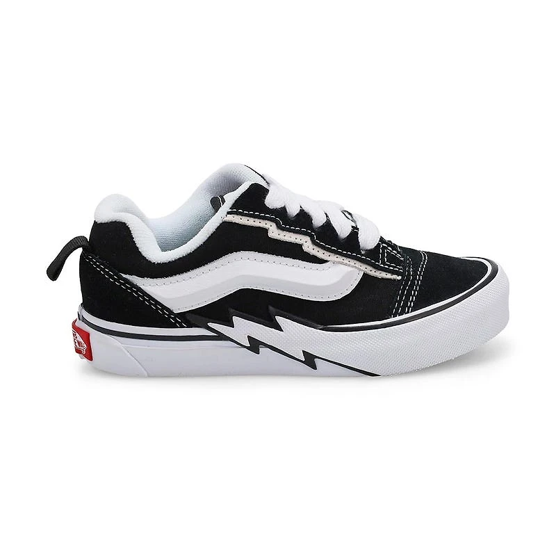 Espadrille  lacets Knu Skool pour enfants - Noir/