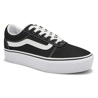 Women's Ward Platform Lace Up Sneaker - White/Whit