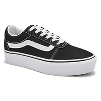 Women's Ward Platform Lace Up Sneaker - White/Whit