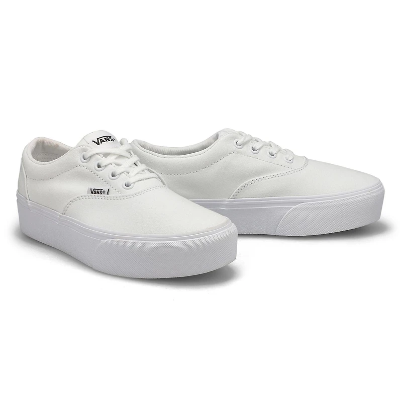 Women's Doheny Platform Lace Up Sneaker - White/Wh
