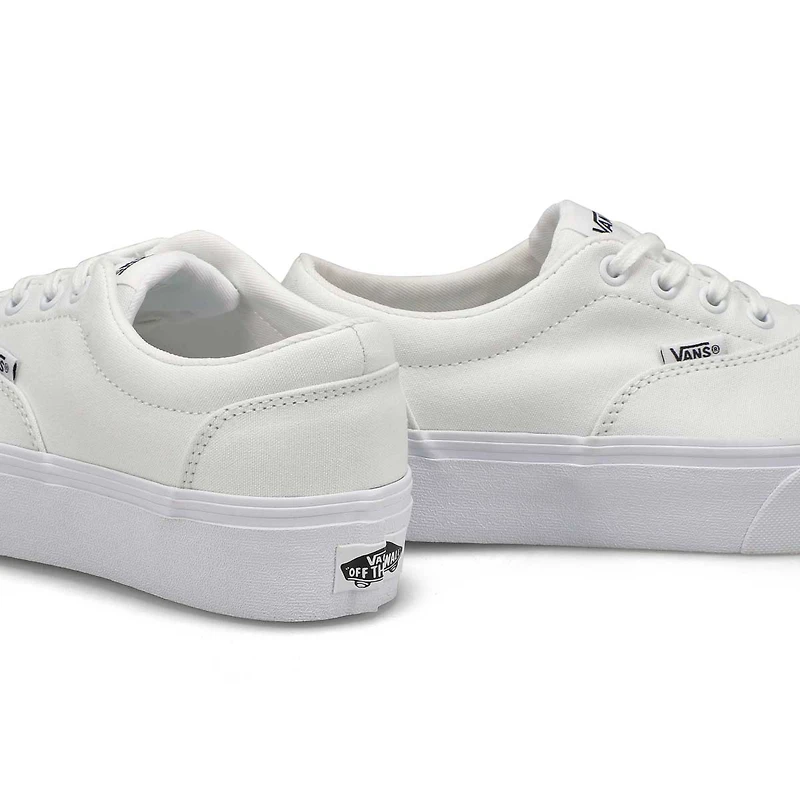 Women's Doheny Platform Lace Up Sneaker - White/Wh