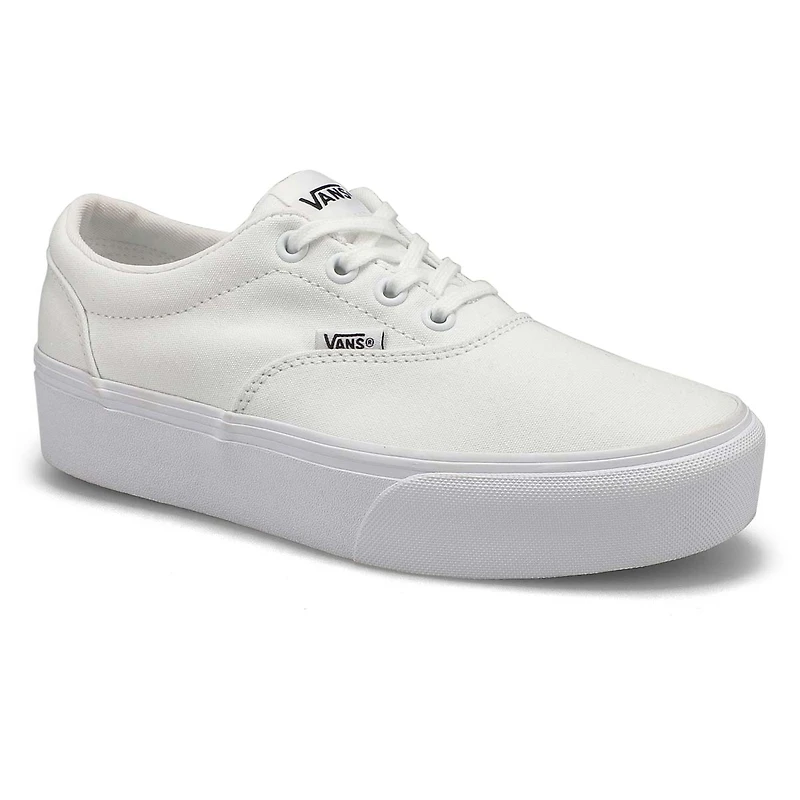 Women's Doheny Platform Lace Up Sneaker - White/Wh