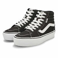 Women's Filmore Hi-Top Platform Sneaker - Black/Wh