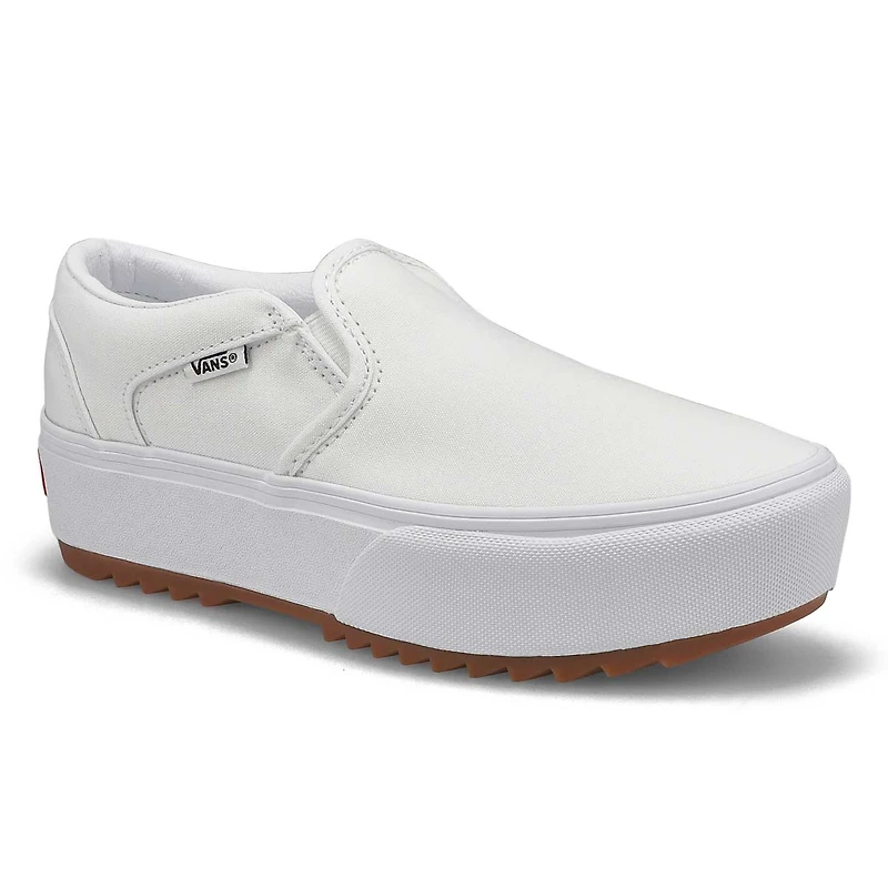 Baskets à plateforme ASHER PLATFORM ST, blanc, fem