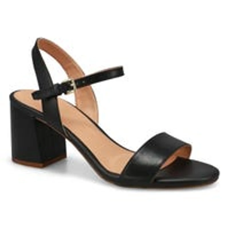 Women's Josie Block Heel Leather Dress Sandal - B