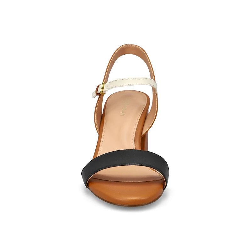 Women's Josie Block Heel Leather Dress Sandal