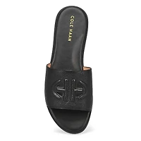 Women's Flynn Logo Slide Sandal - Black
