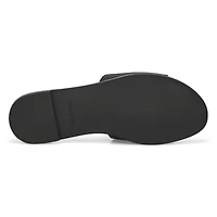Women's Flynn Logo Slide Sandal - Black