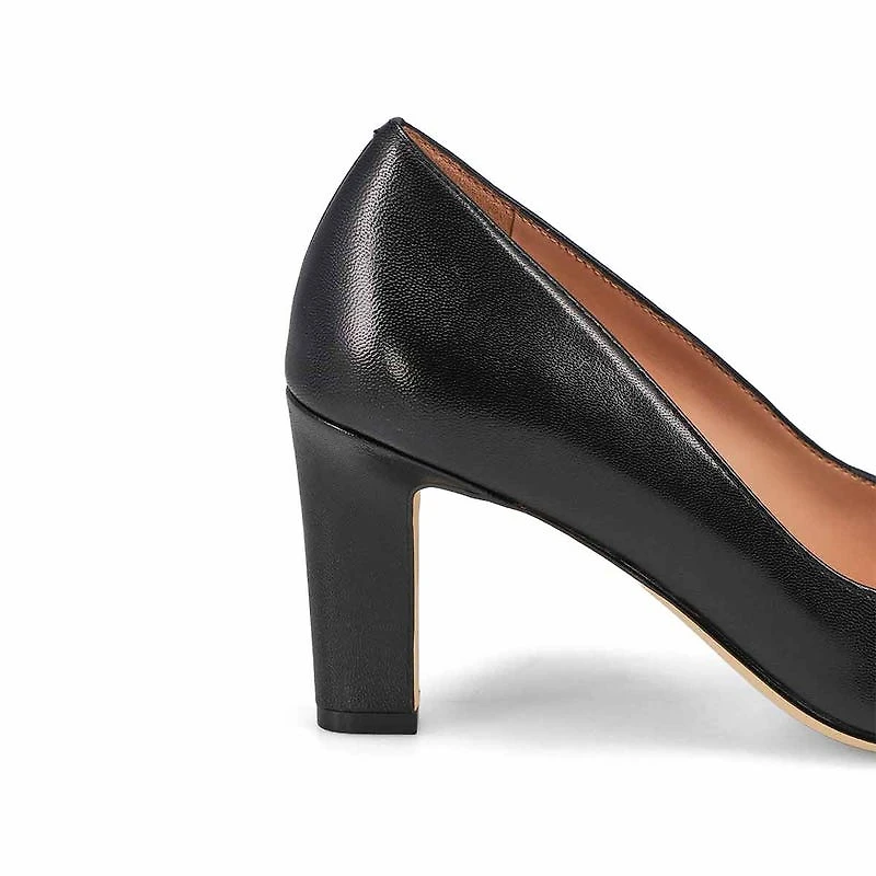 Women's Myla Leather Dress Heel - Black
