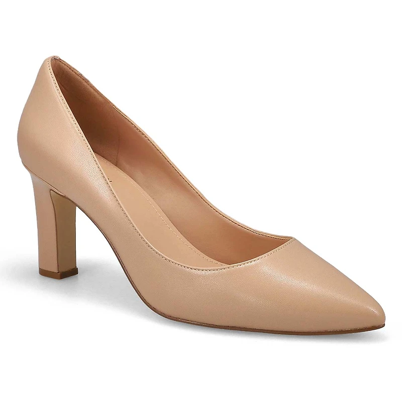 Escarpin en cuir MYLA, noir, femmes