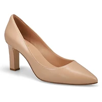 Escarpin en cuir MYLA, noir, femmes