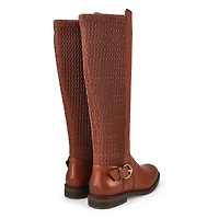 Botte d'équitation en cuir CLOVER STRETCH, noir, f
