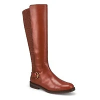 Botte d'équitation en cuir CLOVER STRETCH, noir, f