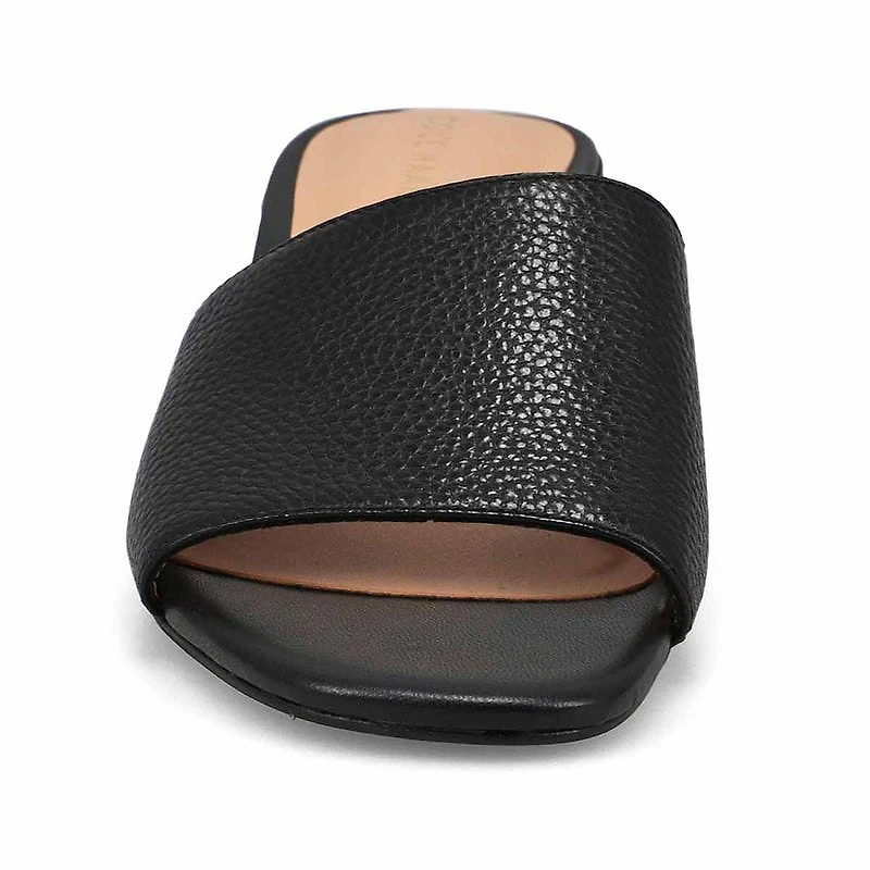 Women's Calli Leather Dress Slide Sandal - Black