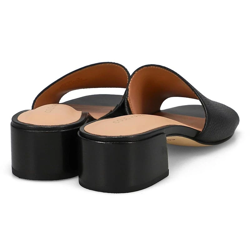 Women's Calli Leather Dress Slide Sandal - Black
