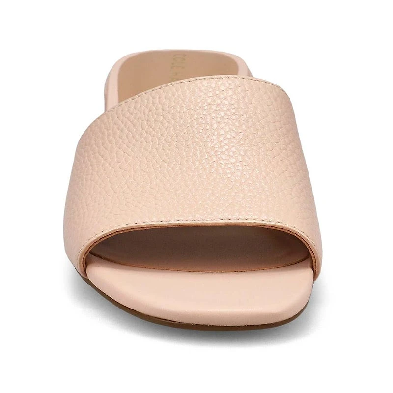 Women's Calli Leather Dress Slide Sandal - Black