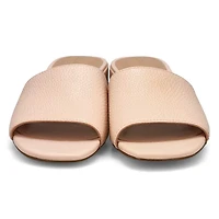 Women's Calli Leather Dress Slide Sandal - Black