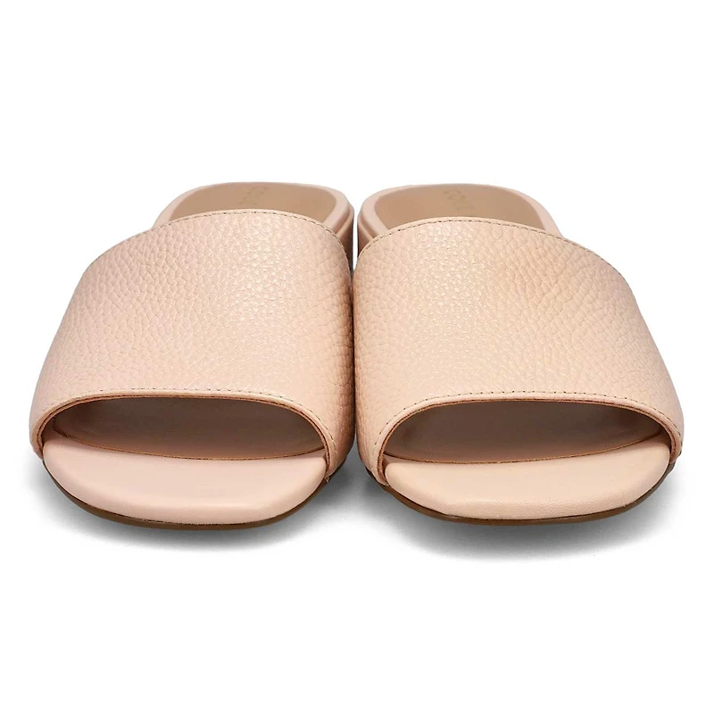 Women's Calli Leather Dress Slide Sandal - Black