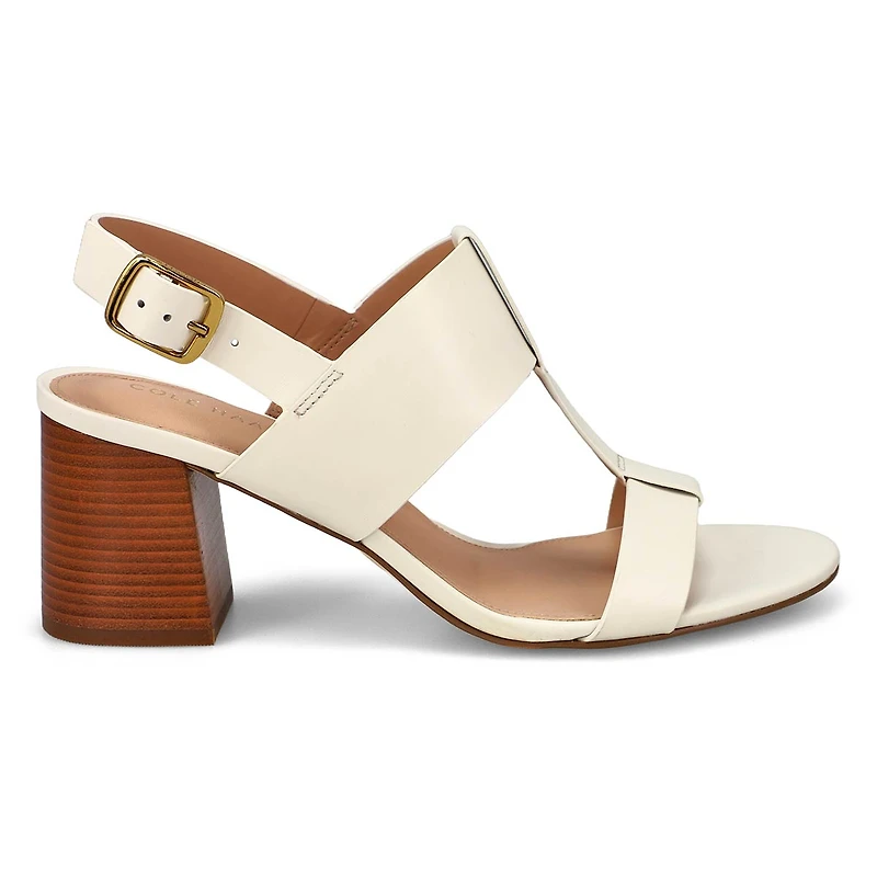 Women's Josie Heeled Dress Sandal - Black Satin/Cr