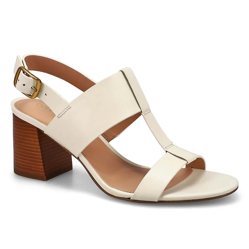 Women's Josie Heeled Dress Sandal - Black Satin/Cr