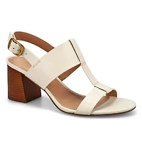 Women's Josie Heeled Dress Sandal - Black Satin/Cr