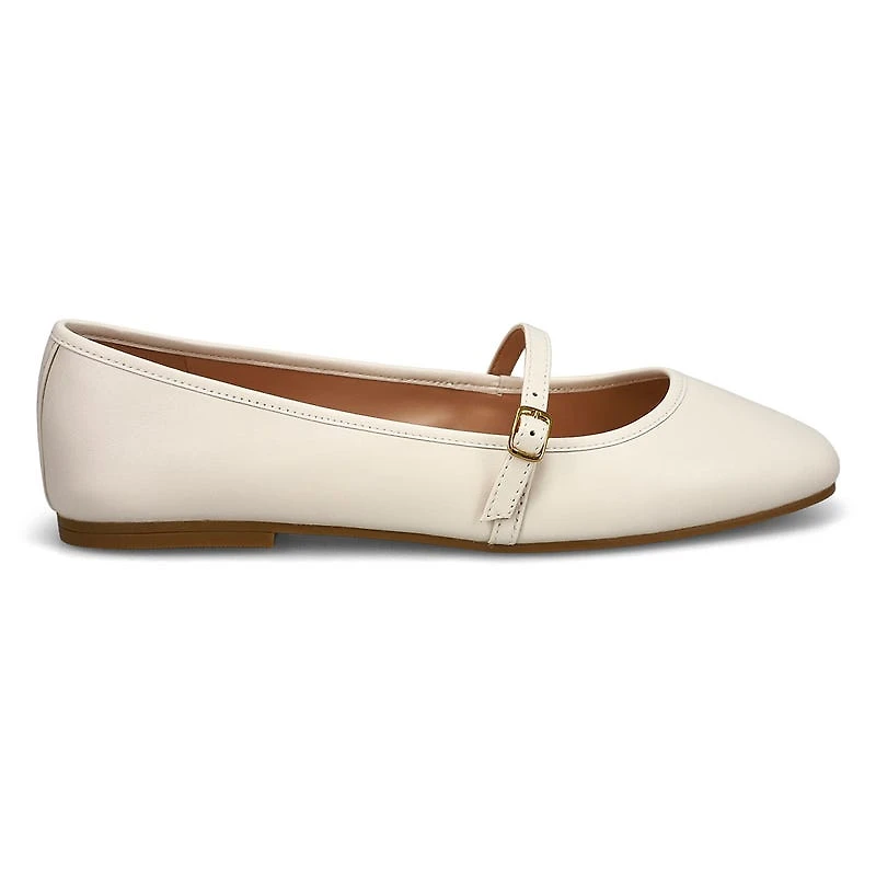 Ballerine en cuir YELENA, noir, femmes