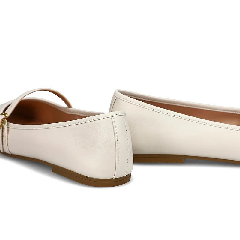 Ballerine en cuir YELENA, noir, femmes