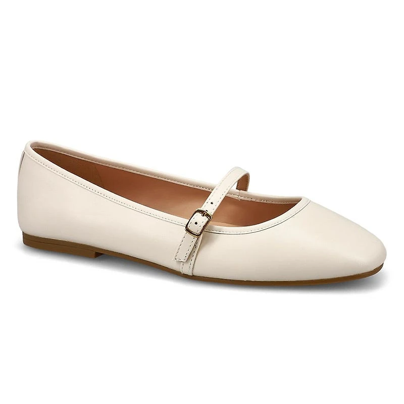 Ballerine en cuir YELENA, noir, femmes