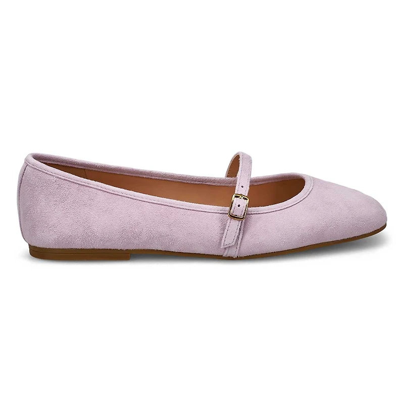 Ballerine en cuir YELENA, noir, femmes