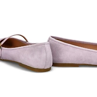 Ballerine en cuir YELENA, noir, femmes