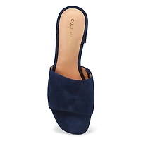 Women's Calli Leather Dress Slide Sandal - Black