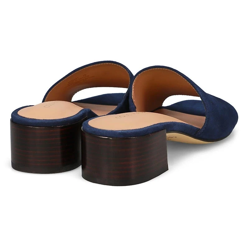Women's Calli Leather Dress Slide Sandal - Black