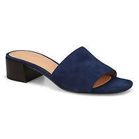 Women's Calli Leather Dress Slide Sandal - Black