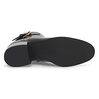 Women's Hanover Buckle Leather Ankle Boot