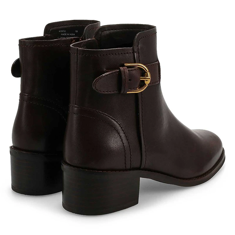 Women's Hanover Buckle Leather Ankle Boot