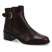 Women's Hanover Buckle Leather Ankle Boot