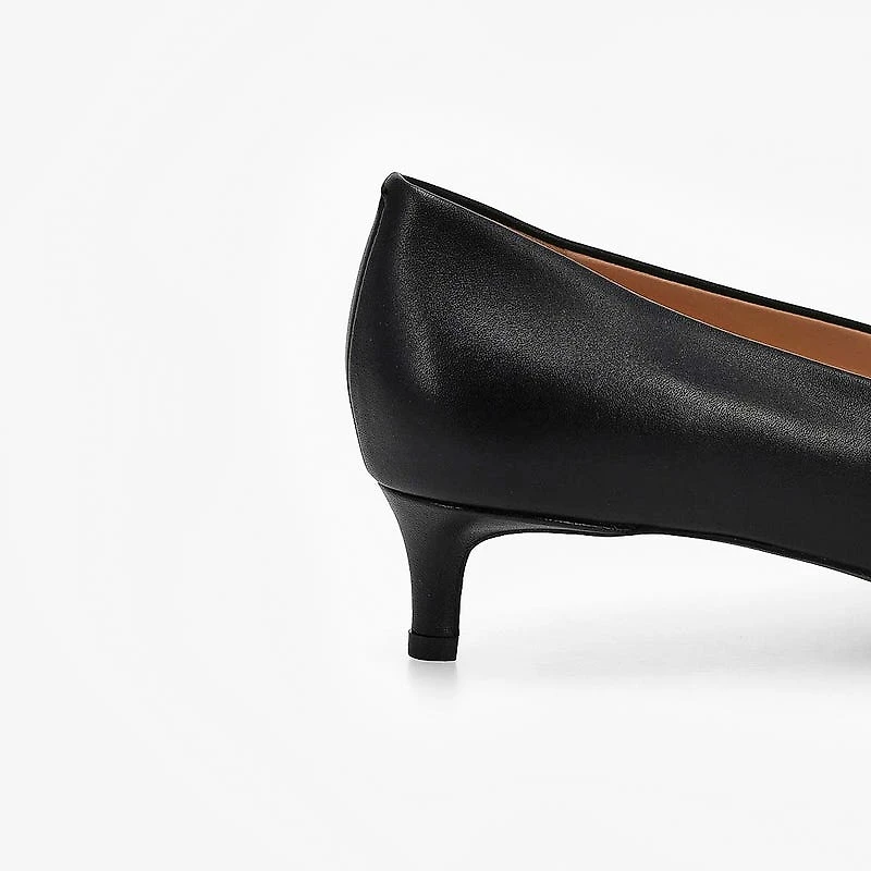 Women's Go-To Jocelyn Leather Dress Heel - Black